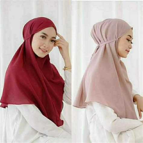 jual terlaris hijab instant bergo maryam diamond indonesiashopee indonesia