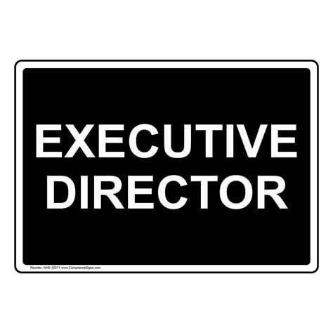 executive director sign nhe