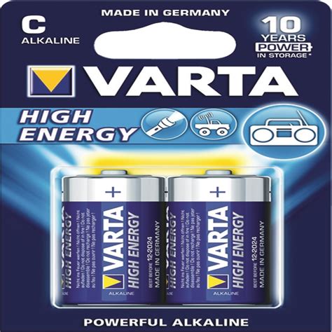 Varta C High Energy Battery Alkaline [pack Of 2] 4914121412