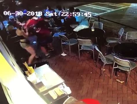 customer grabs 21 year old waitress behind 2 seconds later the idiot gets exactly what he