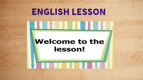 english lesson