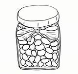 Jar Jelly Coloring Clip Bean Beans Cliparts Cartoon Clipart Jellybean Corn Clipartbest Favorites Add Library Stalk sketch template