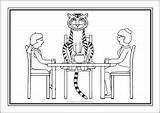 Tiger Came Tea Colouring Who Sheets Sparklebox Activities Coloring Resources Eyfs Party Kids sketch template