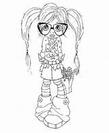 Coloring Pages Stamps Saturated Canary Digi Cool Girls Cache Ec0 Printable Stamp Christmas Para sketch template