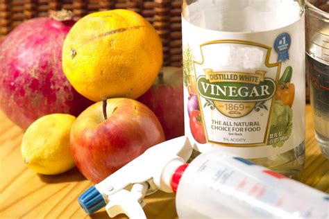 clean fruits  vegetables  vinegar livestrongcom
