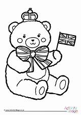 Colouring Teddy Royal Pages Family Colour Activity Baby British Become Member Log Activityvillage Village Explore sketch template