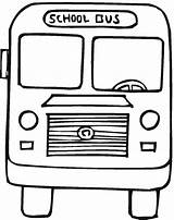 Coloring Pages Bus Cliparts Computer Designs Use sketch template