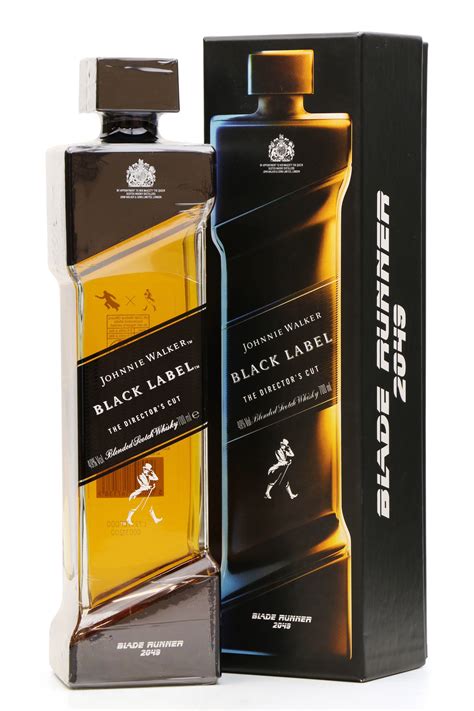 johnnie walker black label blade runner  directors cut  whisky auctions