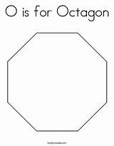 Octagon Cursive sketch template