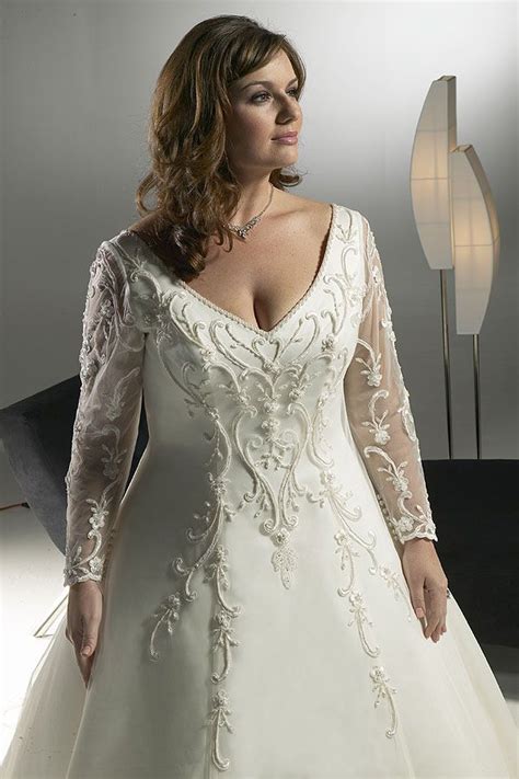 plus size wedding gowns with sleeves page 4 of 5