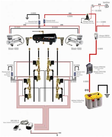 air bag suspension installation diagrams