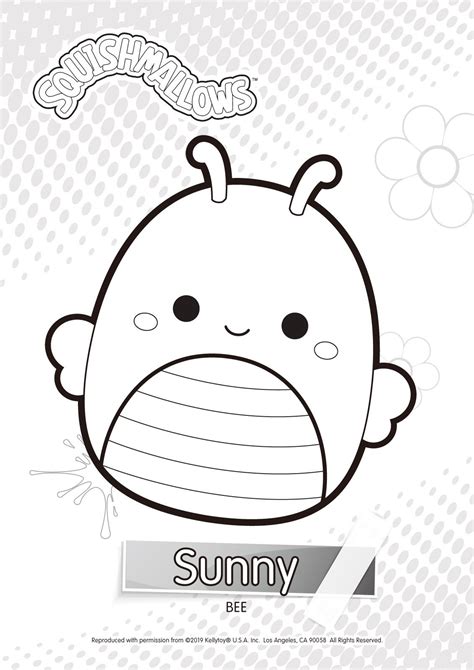 squishmallows sunny coloring pages food coloring pages coloring pages
