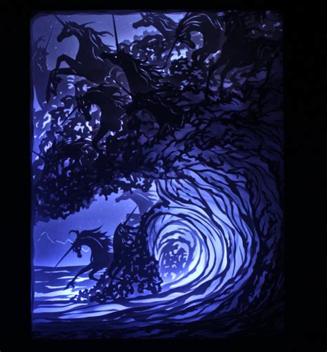 Papercut Lightboxes By Badger Burrow Dreambox On