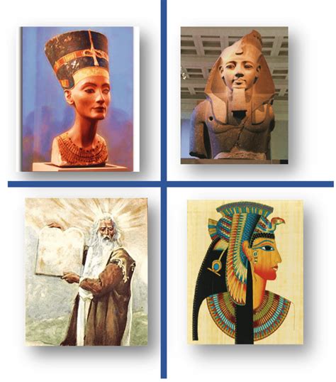 important people of ancient egypt moses ramses ii nefertiti