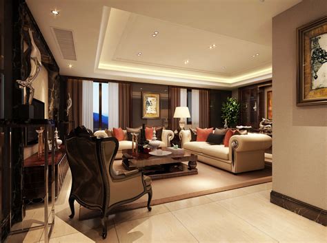 modern living room fully furnished  model max cgtradercom