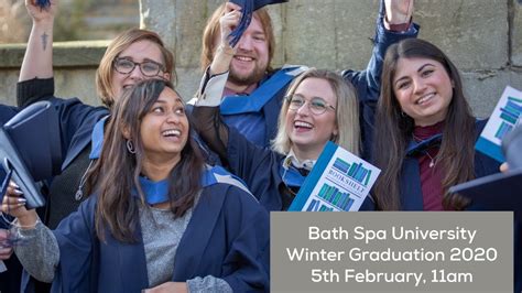 bath spa university winter graduation  youtube