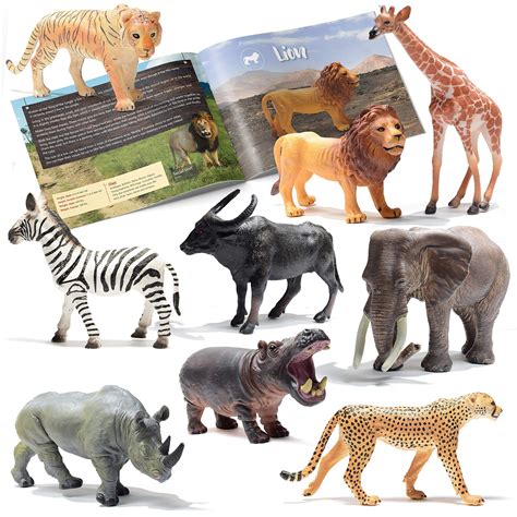 prextex realistic  safari animal figures  large plastic