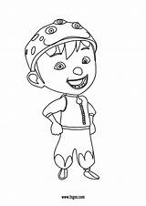 Boboiboy Coloring Smile Kids Tsgos 2021 sketch template