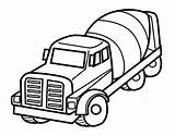 Truck Mixer Coloringcrew Concrete Coloring sketch template