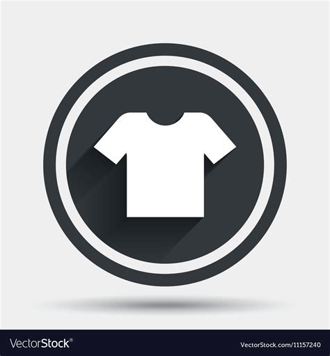 shirt sign icon clothes symbol royalty  vector image