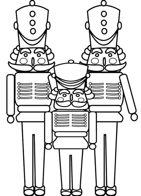basic  nutcrackers coloring page  print  color
