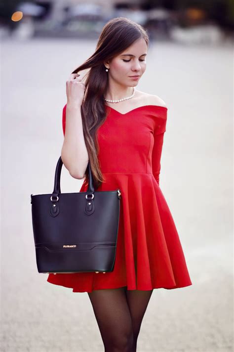 sexy ariadna majewska poses in a red dress 13 photos