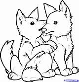 Wolf Pup Coloring Pages Draw Getdrawings Drawing sketch template