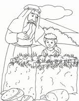 Abraham Isaac Coloring Altar Pages Bible Story Genesis Drawing Sarah Para Colorear Printable Activity Kids Ot Sunday School Born Tree sketch template
