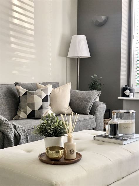 charcoal grey  cream living room bryont blog