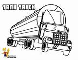 Coloring Truck Wheeler Pages Big Rig Draw Tanker Trucks Clipart Trailer Four Cliparts Garbage Clip Library Drawings Boys Template Sketch sketch template