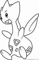 Coloring Pokemon Togetic Pages Zorua Getdrawings Getcolorings Pokémon Coloringpages101 Color sketch template