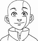 Aang Avatar Coloring Wecoloringpage sketch template