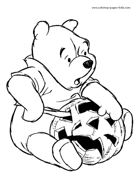 winnie  pooh halloween bear coloring pages coloring pages  print