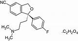 Escitalopram Oxalate Citalopram Serotonin Inhibitor Reuptake Chemical Abcam sketch template