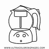 Kettle Coloring Electric Tea Pages sketch template