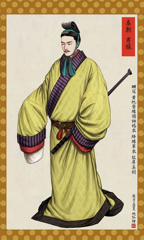 saimun  chinese qin dynasty clothing  century bc