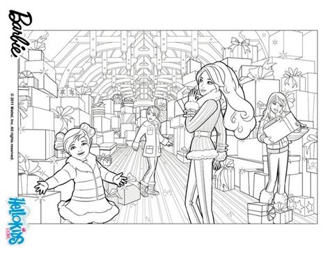 barbie   sisters coloring pages