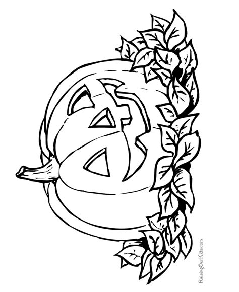 pumpkin halloween coloring pages