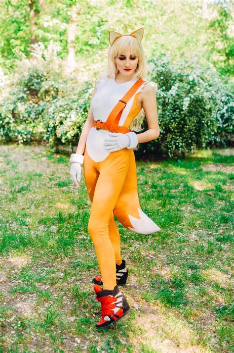 Tails Cosplay Costume From Sonic The Hedgehog Video Game Etsy