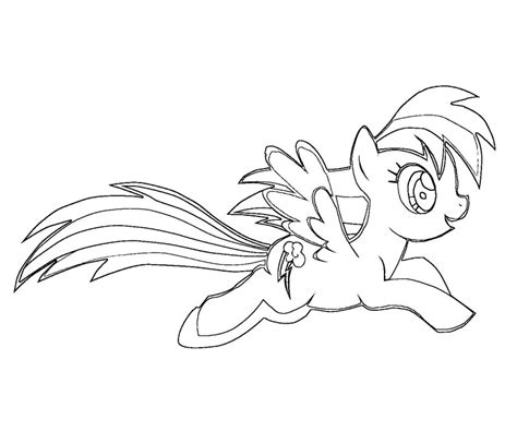 pony coloring pages rainbow dash coloring home