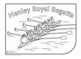 Rowing Colouring Choose Board Coloring Boat Henley Regatta Royal Ichild sketch template