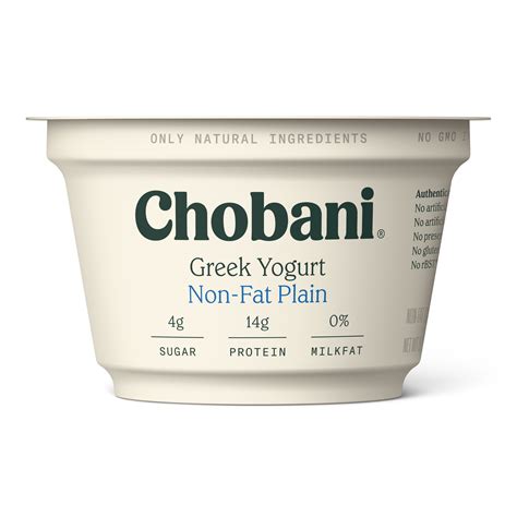 chobani  fat greek yogurt  probiotics plain  oz walmart