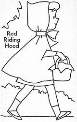 Hood Riding Red Little Coloring Fairy Drawing Crafts Ridding Preschool Clip Tale Google Board Tales Pages Kids Color Story Caperucita sketch template