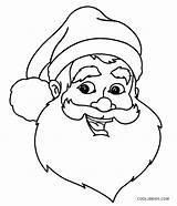 Coloring Claus Santa Getdrawings Face Pages sketch template