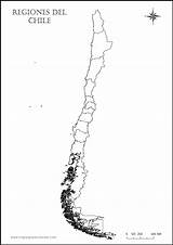 Chile Mapa Colorear Para Regiones Mapas Reproduced sketch template