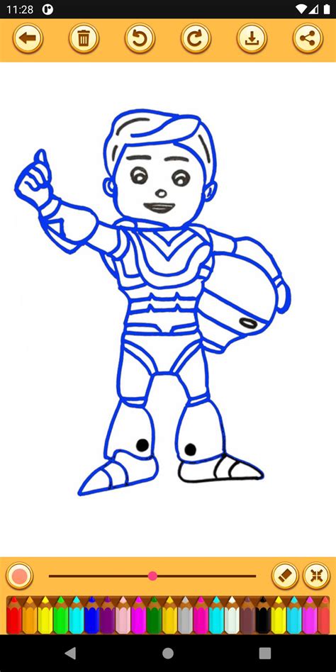 vir robot boy paint coloring apk fuer android herunterladen