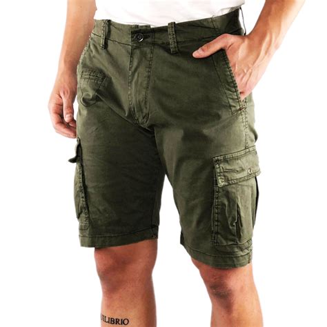 mens cotton cargo bermuda short pant side cargo jeans shorts casual ebay