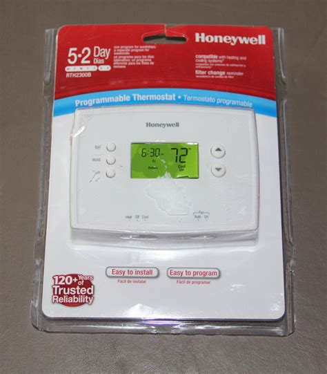 honeywell programmable thermostat rthb