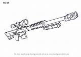 Sniper Fortnite sketch template
