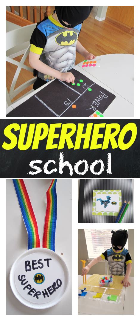 superhero school superhero training  kids superhero school